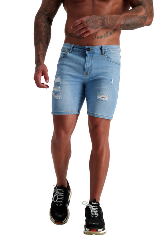 skinny stretch shorts