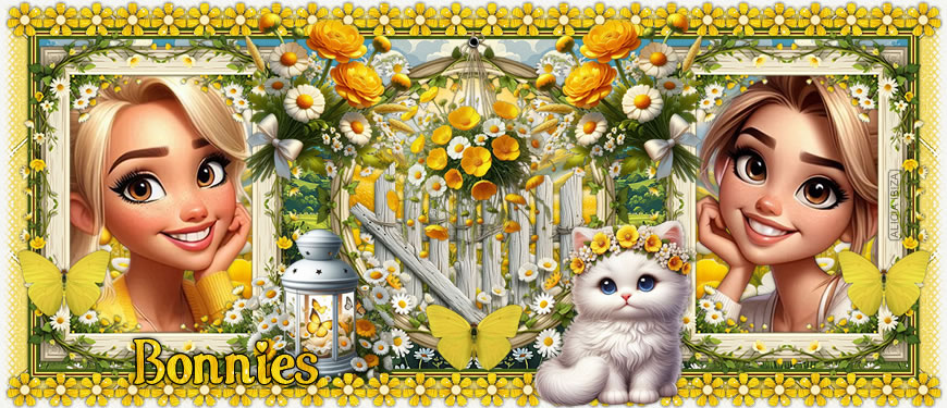 Gattino con Fiori bonnies