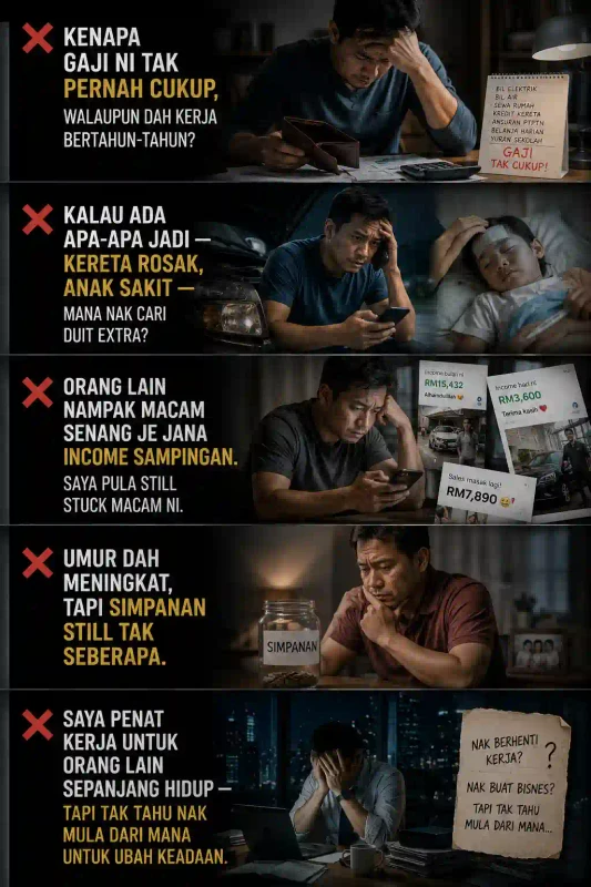 Masalah yang dihadapi sebelum tidur