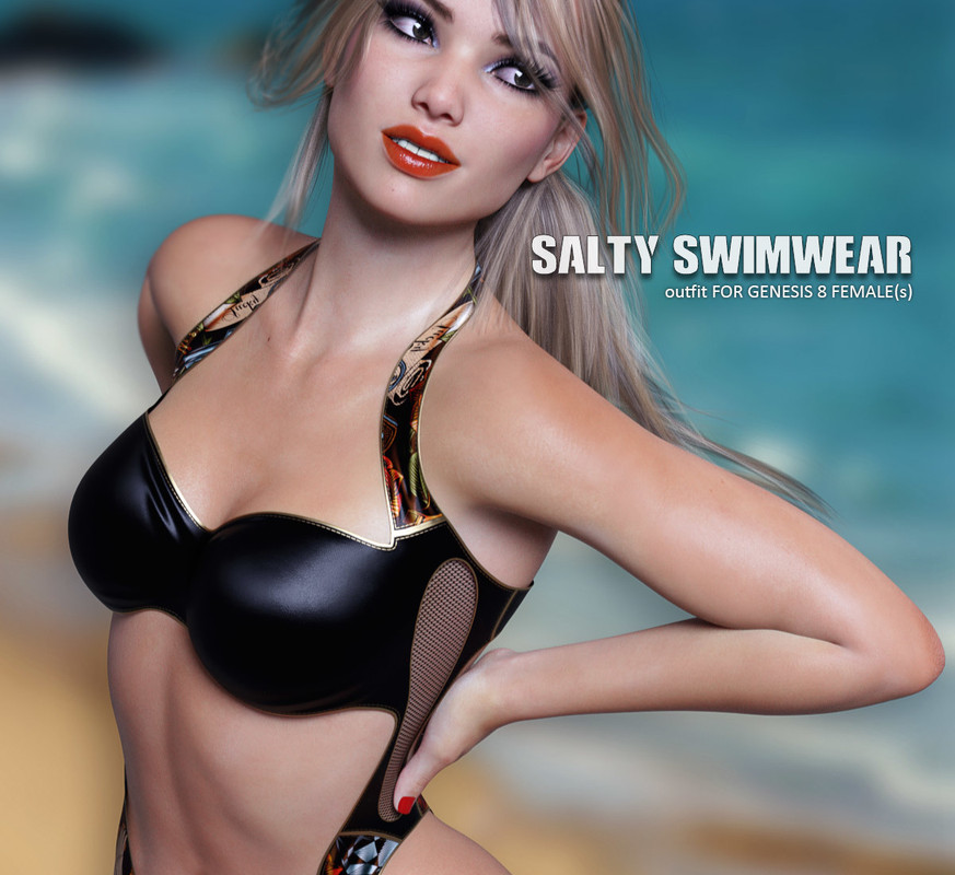 Salty Swimwear for Genesis 8 Females