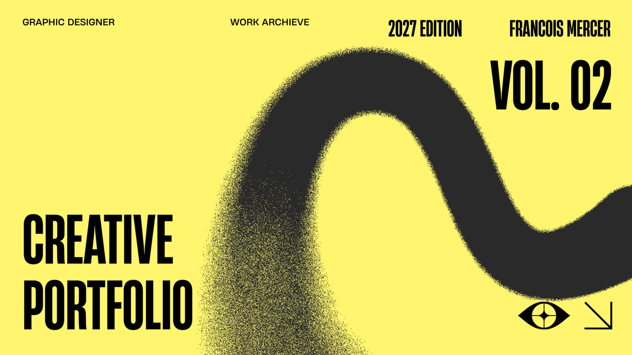 Yellow and Grey Creative Portfolio Presentation