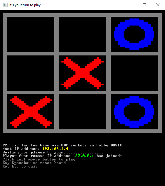 HOBBY_BASIC_P2P_TIC_TAC_TOE_FOR_WINDOWS_CONSOLE