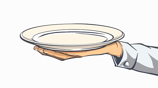drawing-plate-with-hand-holding-plate-with-watch-it-1316704-60568.jpg