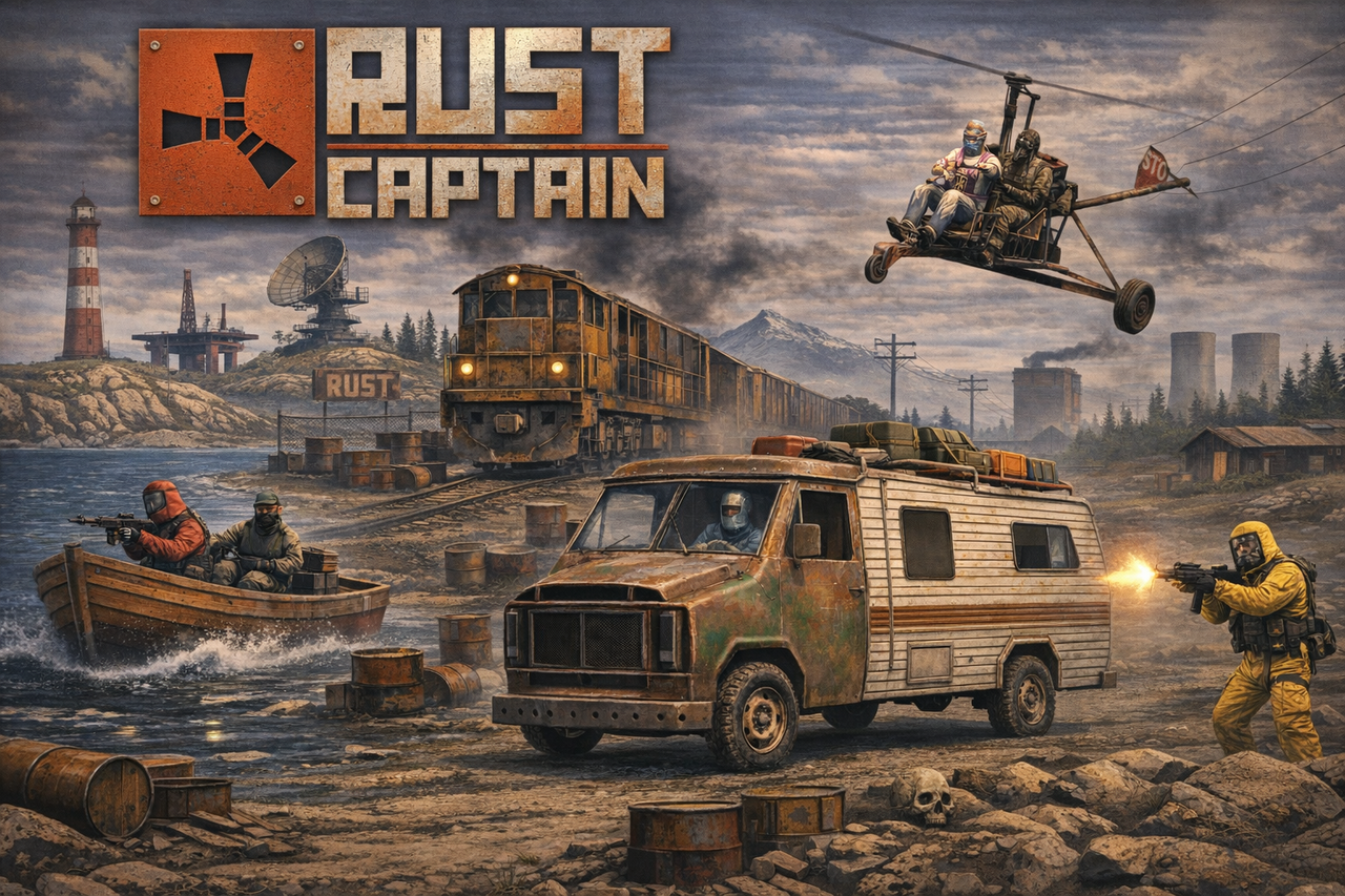 [AU] Rust Captain Server - Weekly Fri Solo/Duo only