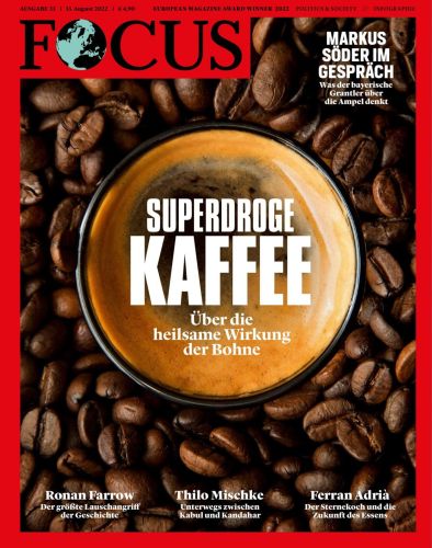 Cover: Focus Nachrichtenmagazin No 33 vom 13 August 2022 Cover: Focus Nachrichtenmagazin No 33 vom 13 August 2022