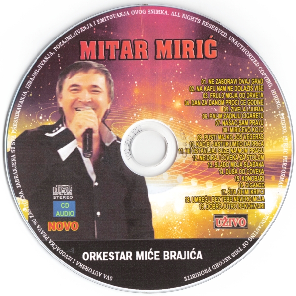 Mitar Miric - 2011 - CD (Uzivo)