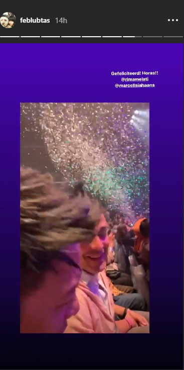 Instagram story Febiola Tassignon (Instagram Febiola Tassignon)