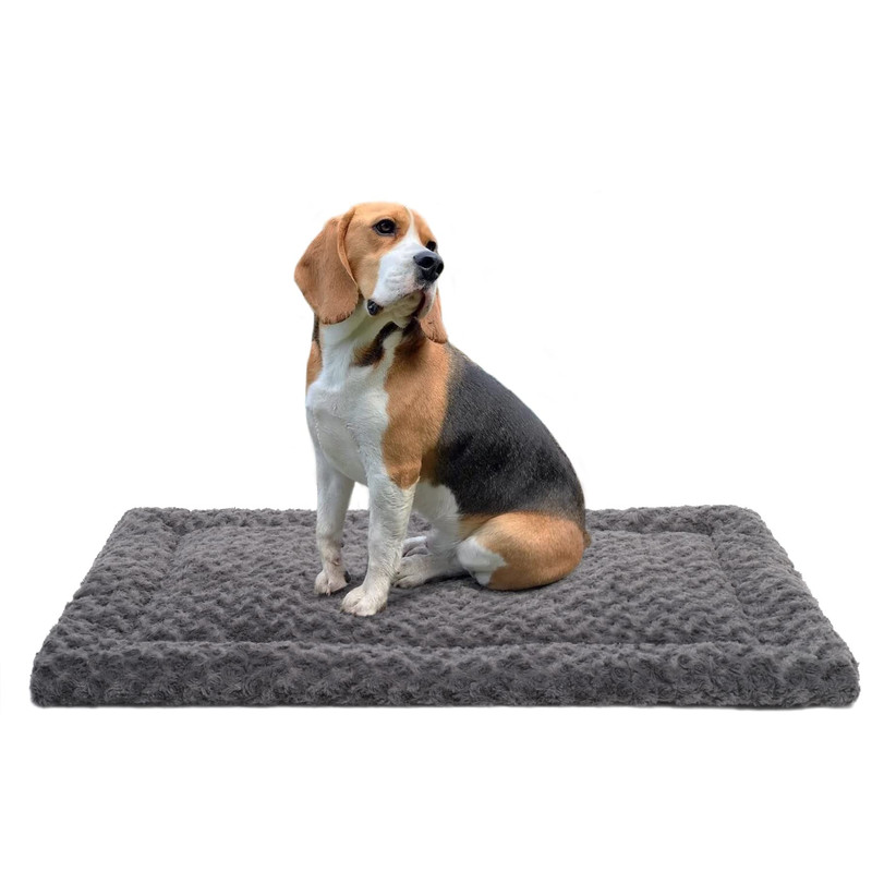 Washable Dog Bed Mat Ultra Soft Crate Pad 35x22