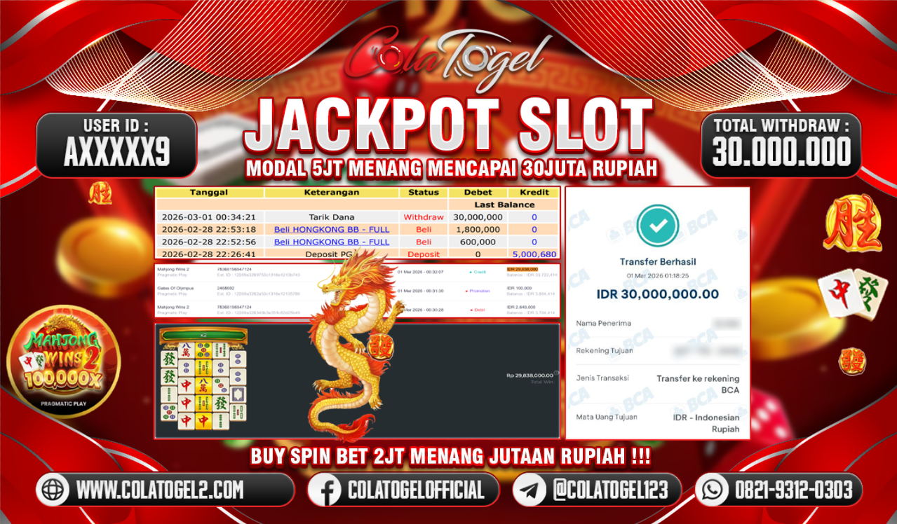 JACKPOT SLOT GACORR!!