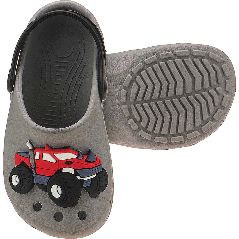 Sandália Pick Up Cinza/Preto miniatura 3