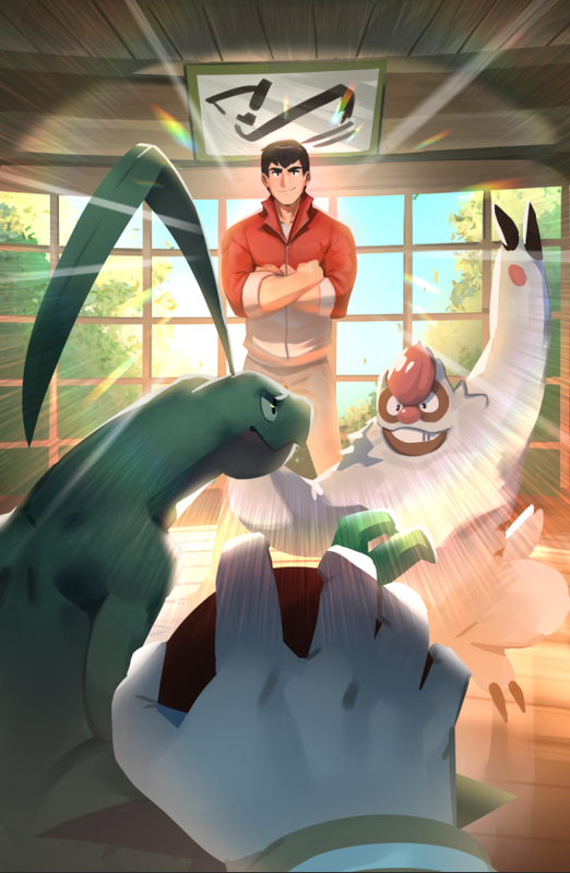 grovyle-norman-and-vigoroth-pokemon-and-