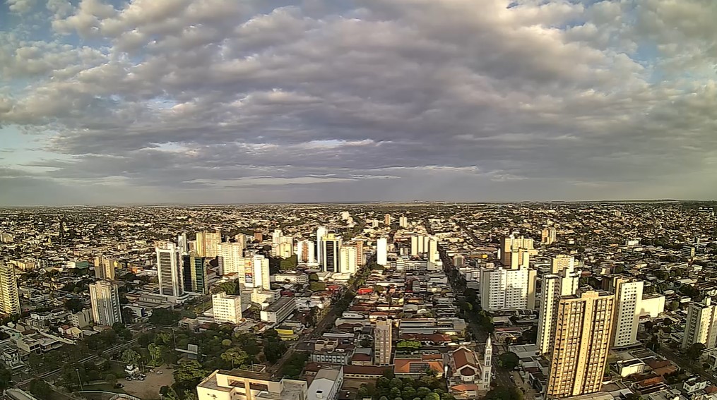 Campo Grande nesta manhã de segunda-feira