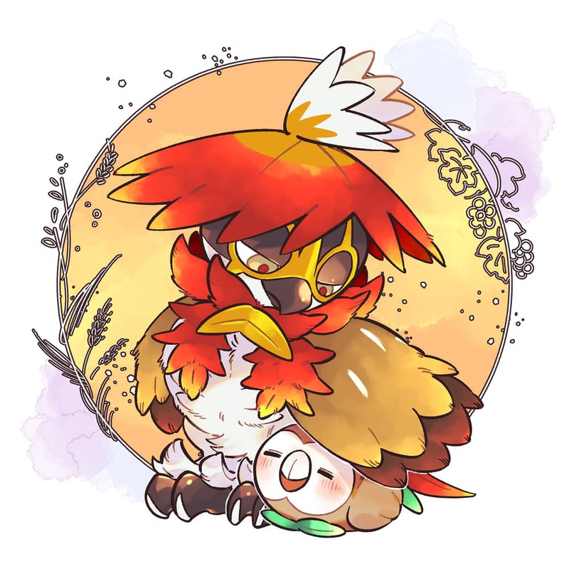 rowlet-and-hisuian-decidueye-pokemon-dra