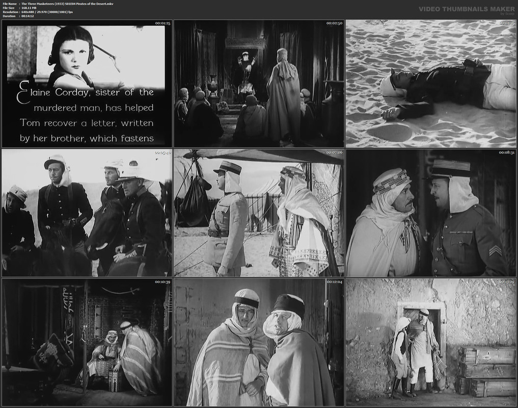 The Three Musketeers (1933) S01E04 Pirates of the Desert.mkv