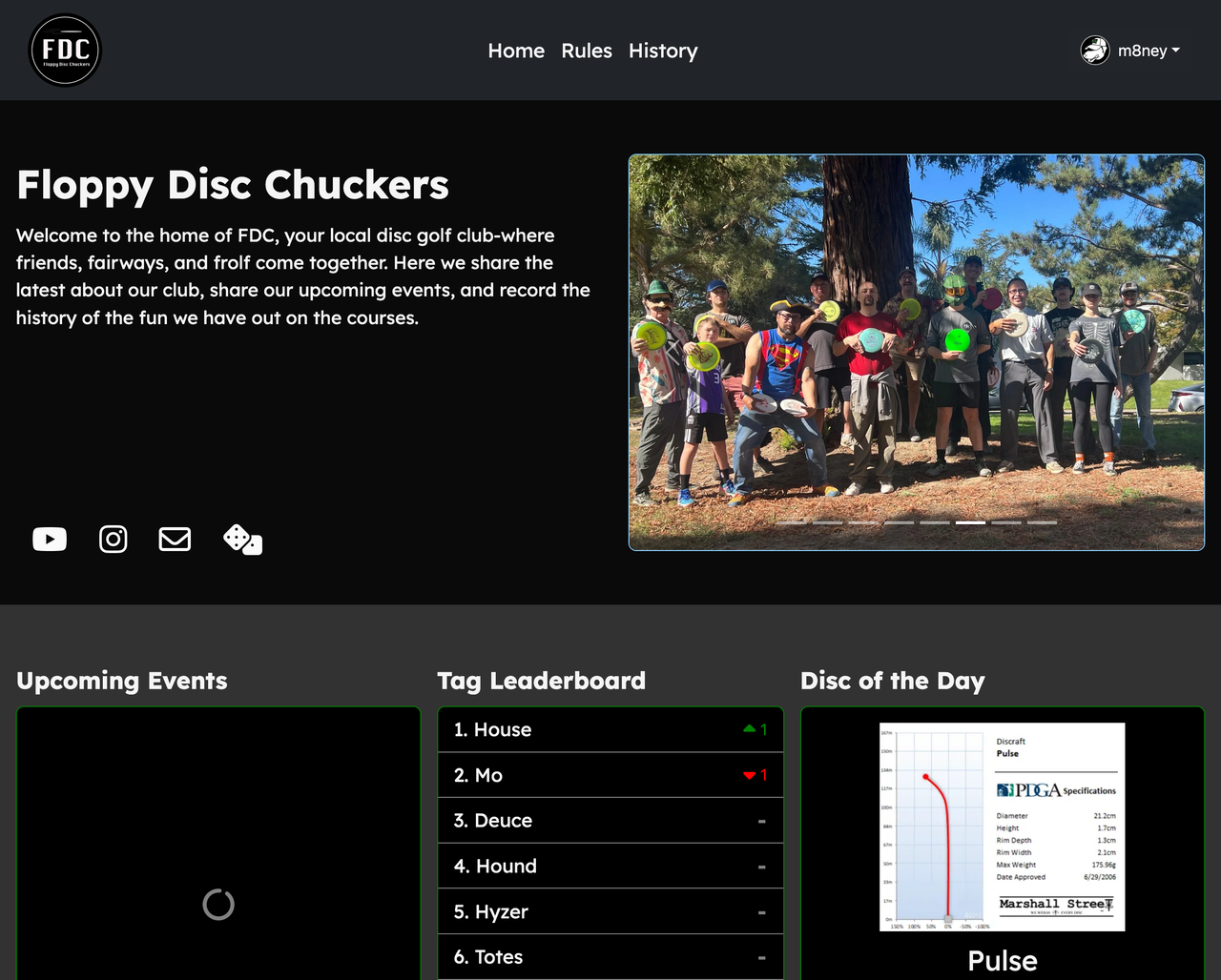 Home page for FDC Club's Site