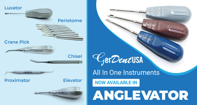 Anglevator six in one dental instrument