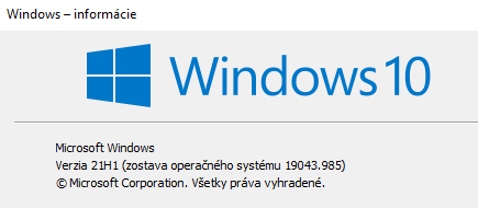 Windows 10 - Všeobecná téma