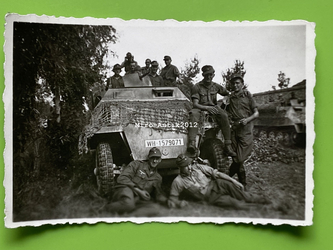 Foto, Wk2, PSchützenpanzerwagen Sd.Kfz. 251 in Italien 1943