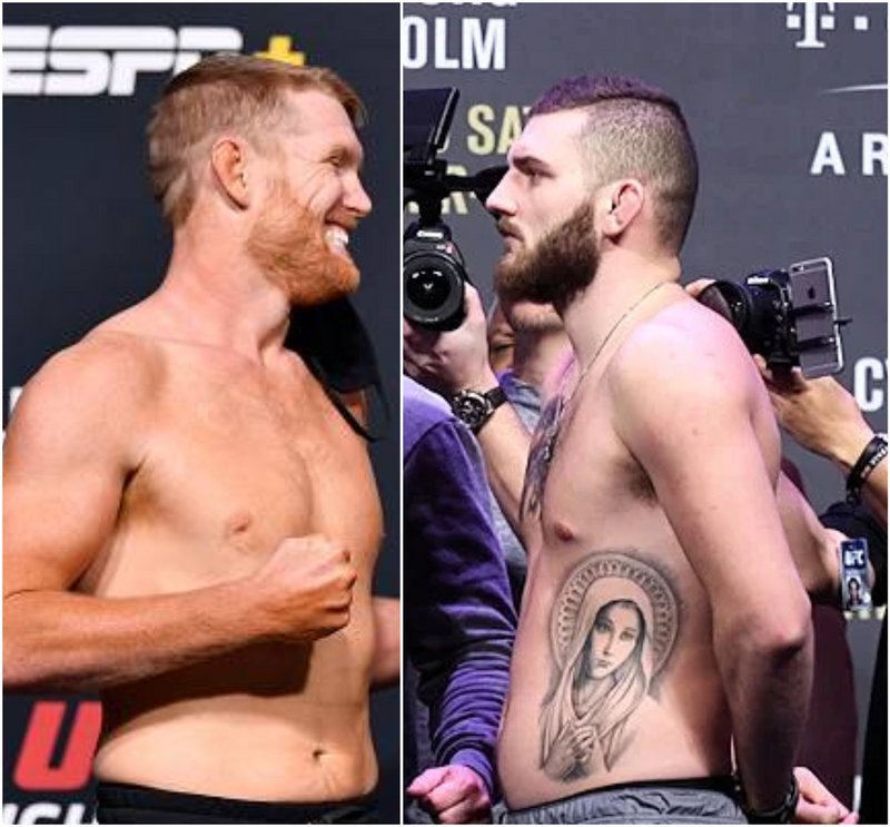 Михал Олексейчук срещу Сам Алви на UFC on ESPN+ 70