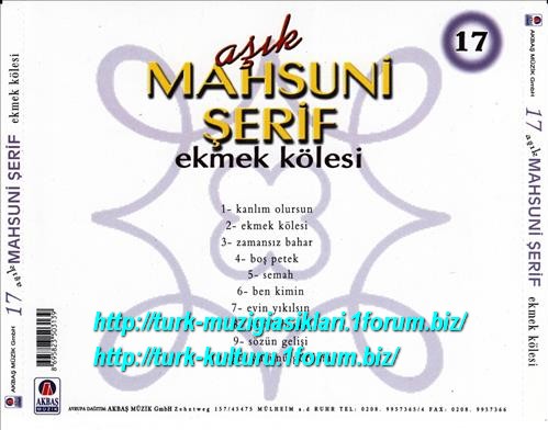 Asik Mahsuni Serif - Ekmek Kolesi  (2)