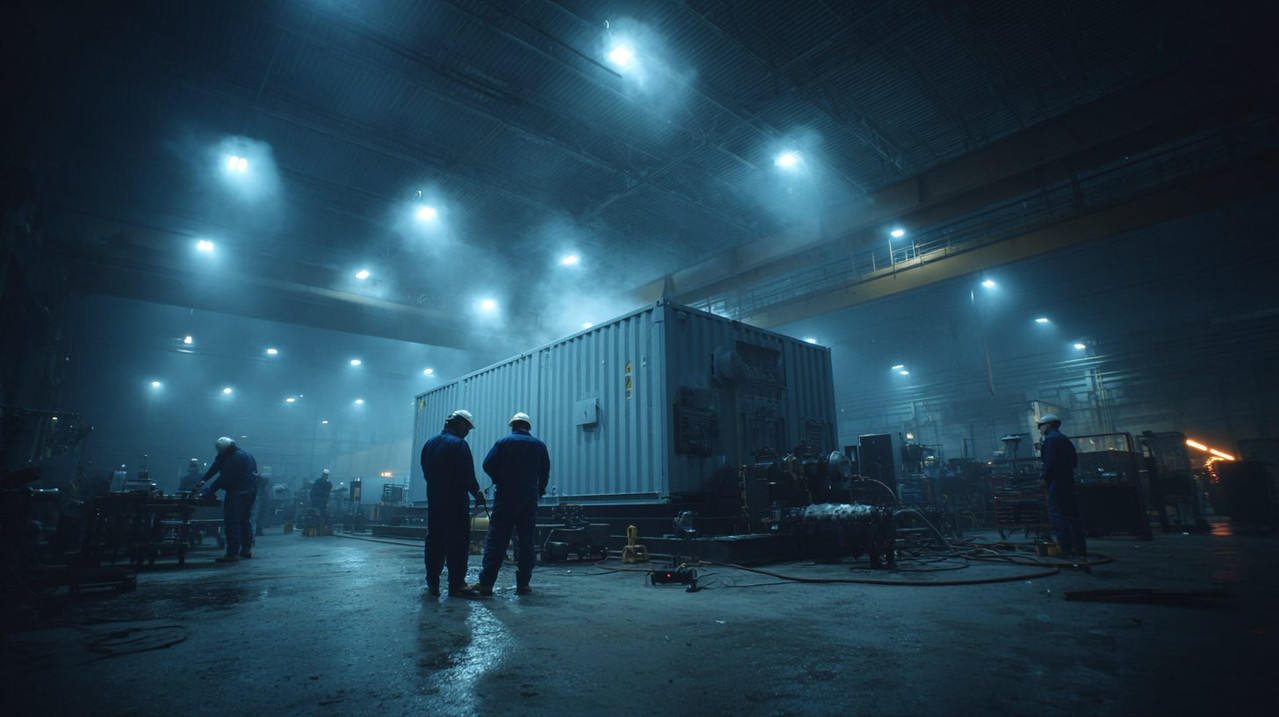 Процесс обслуживания чиллера в промышленных условиях