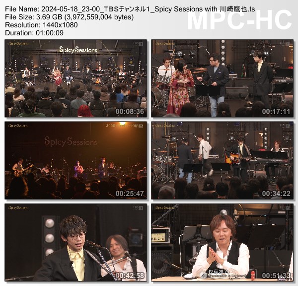 [TV-Variety] Spicy Sessions – 2024.05.18 – 川崎鷹也