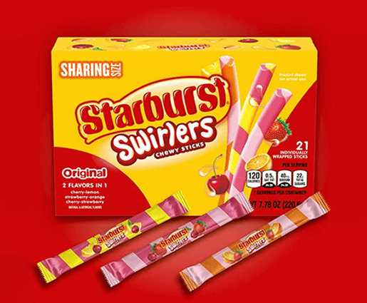 Get Free Starburst Swirlers to Sample with PINCHme