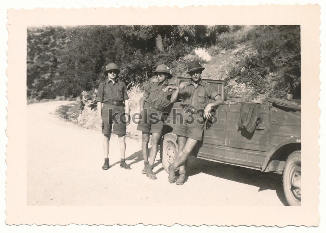 Foto 22. Infanterie Div. Kreta 1943 VW Kübelwage