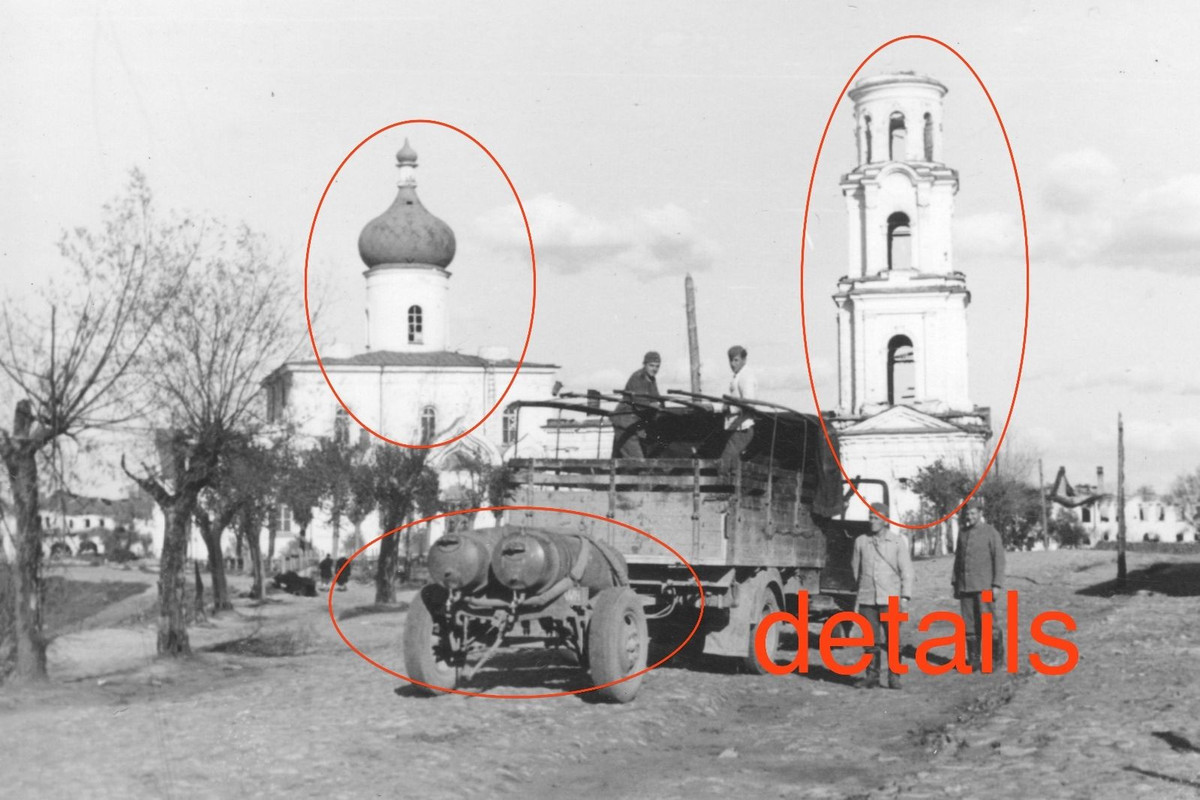 STARAJA RUSSA LKW mit WASSER-ANHÄNGER Russland