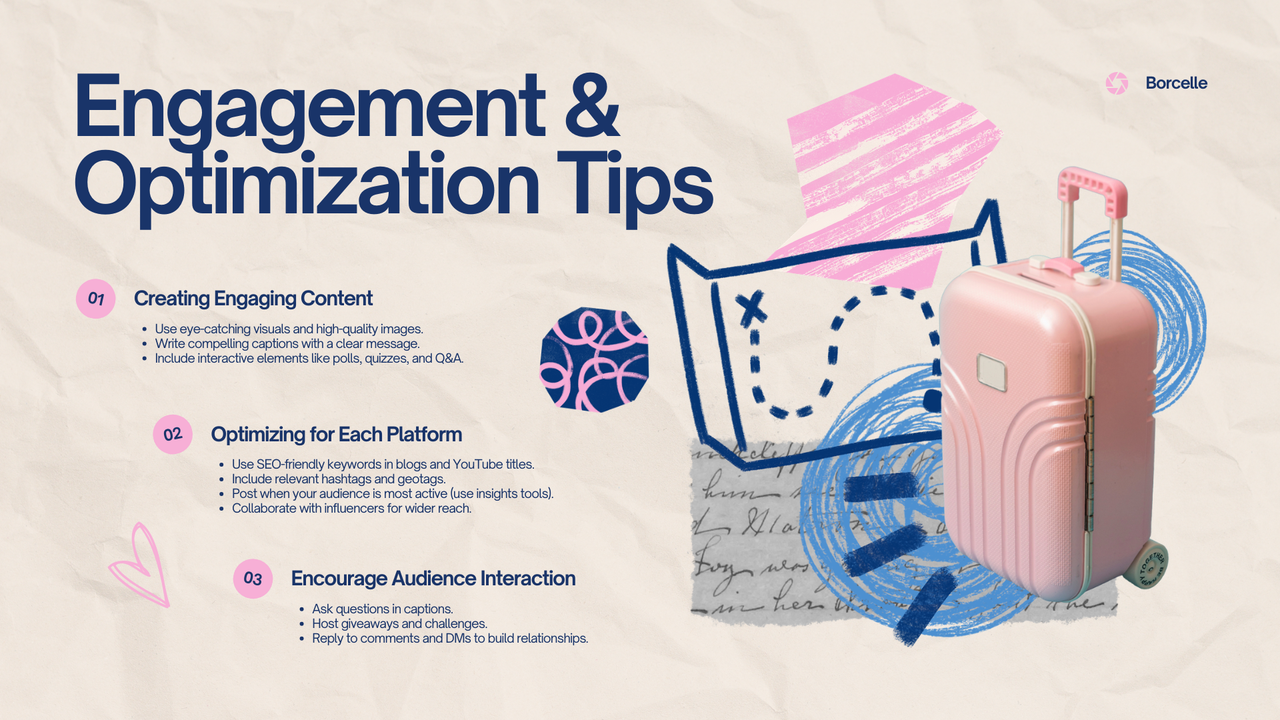 Blue and Orange Creative Content Creation Presentation