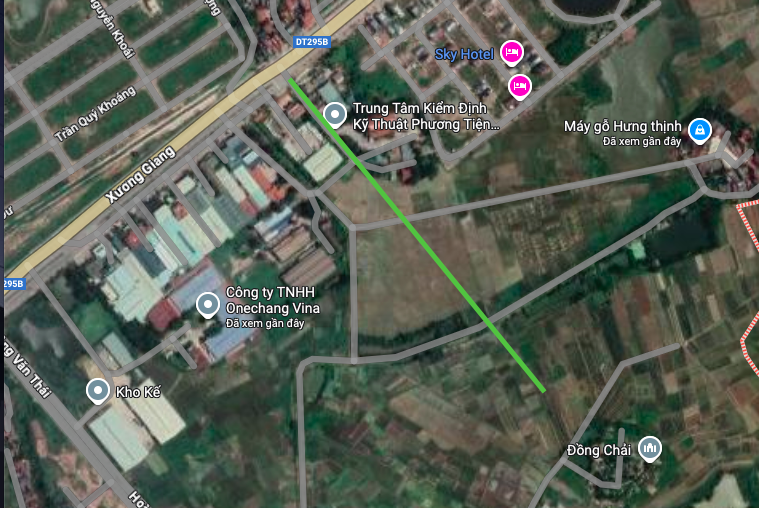 phuong Bac Giang tinh Bac Ninh duong se mo 19 02 Đường sẽ mở ở phường Bắc Giang, tỉnh Bắc Ninh