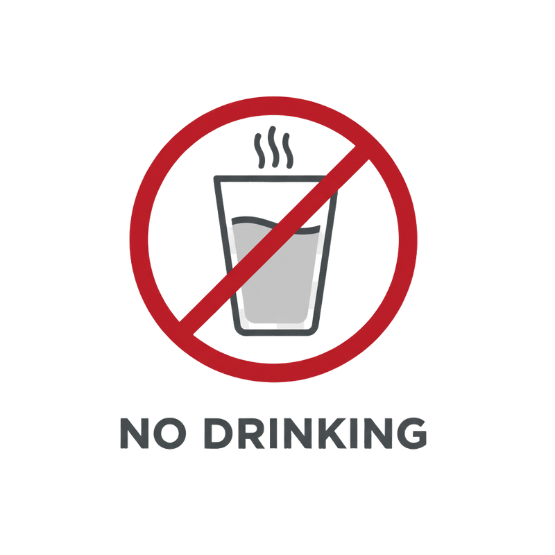 No Alcohol Sign