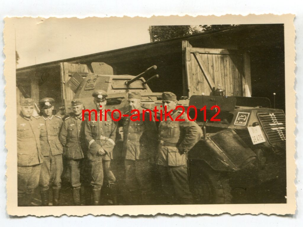 Foto, Wehrmacht, Sdkfz, schwerer Panzerspähwagen