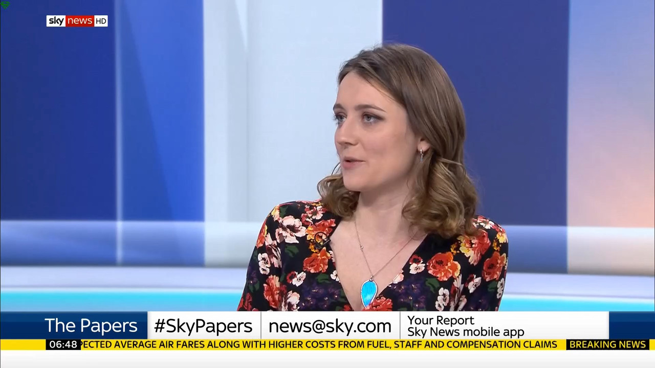 04 February - 06.00.00 - Sunrise. Sarah-Jane Mee with an engagin