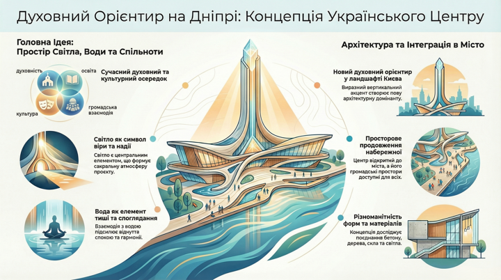Infographic showing functional zoning of the public space.