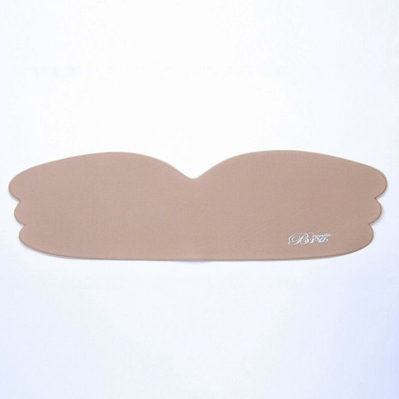 Reggiseno Adesivo Push Up 2 Paia, Reggiseno Senza Spalline, Riutilizzabile, Pelle Invisibile, Autoadesivo, Per Abito Da Sera, Abito Da Sposa, Costume - Foto 3