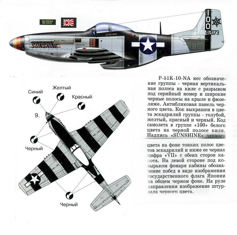 Мустанг с полосами