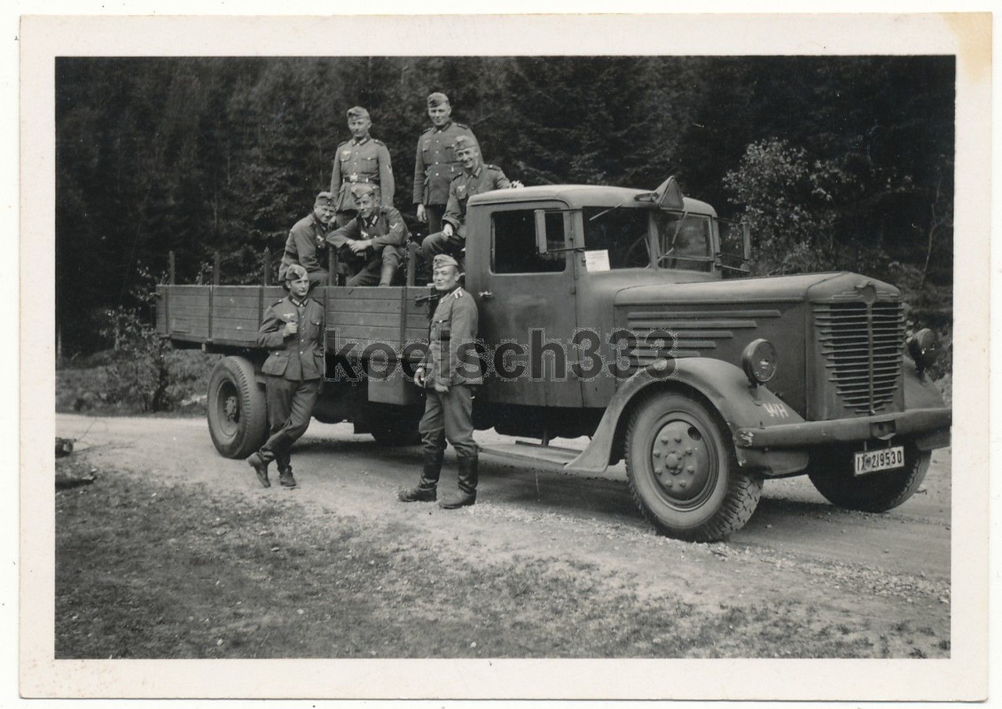 Büssing NAG LKW Wehrmacht Kennung WH Lastwagen 2