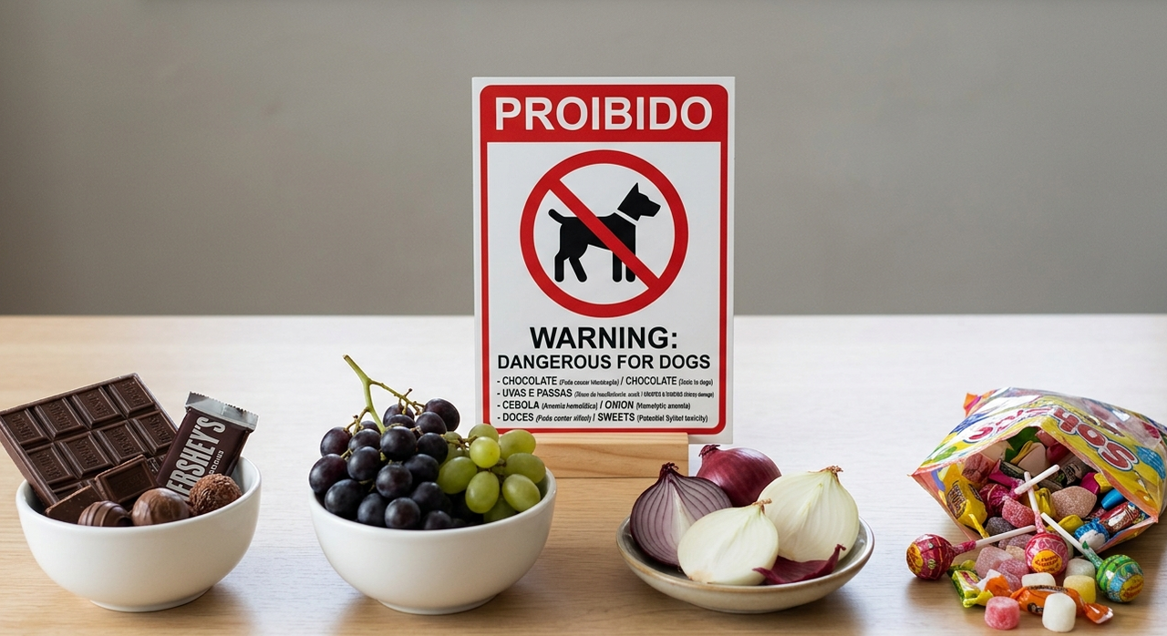 Alimentos proibidos para cães