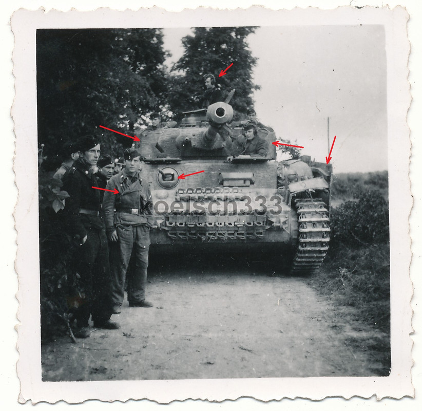 Panzer IV Ausf.H Zimmerit Panzermänner Invasions