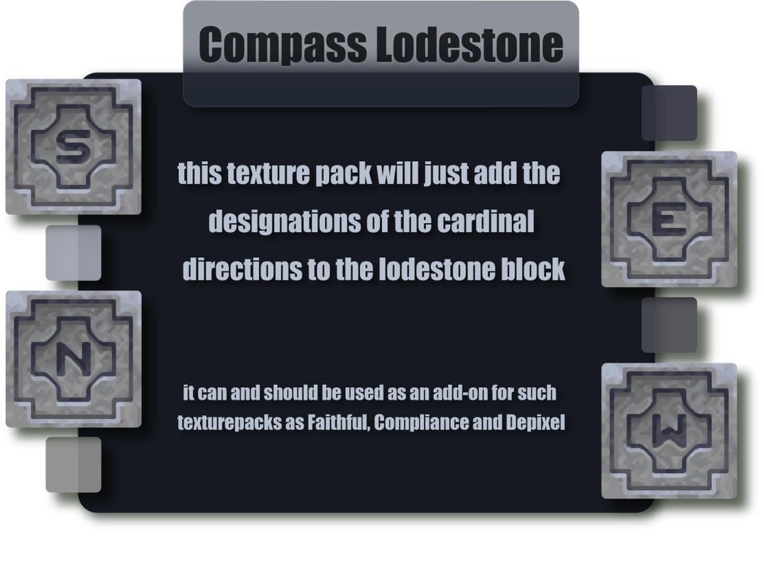 Compass Lodestone Minecraft Texture Pack