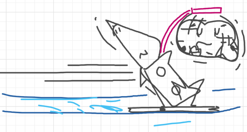 A panel from The Prime Number Few, episode eight of the Board Boards object show by Furretwalk/WalkingFurret.