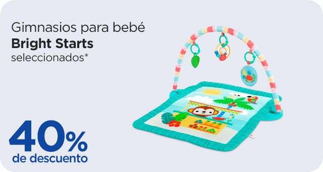 Chedraui: 40% de descuento en gimnasios para bebé Bright Starts seleccionados 