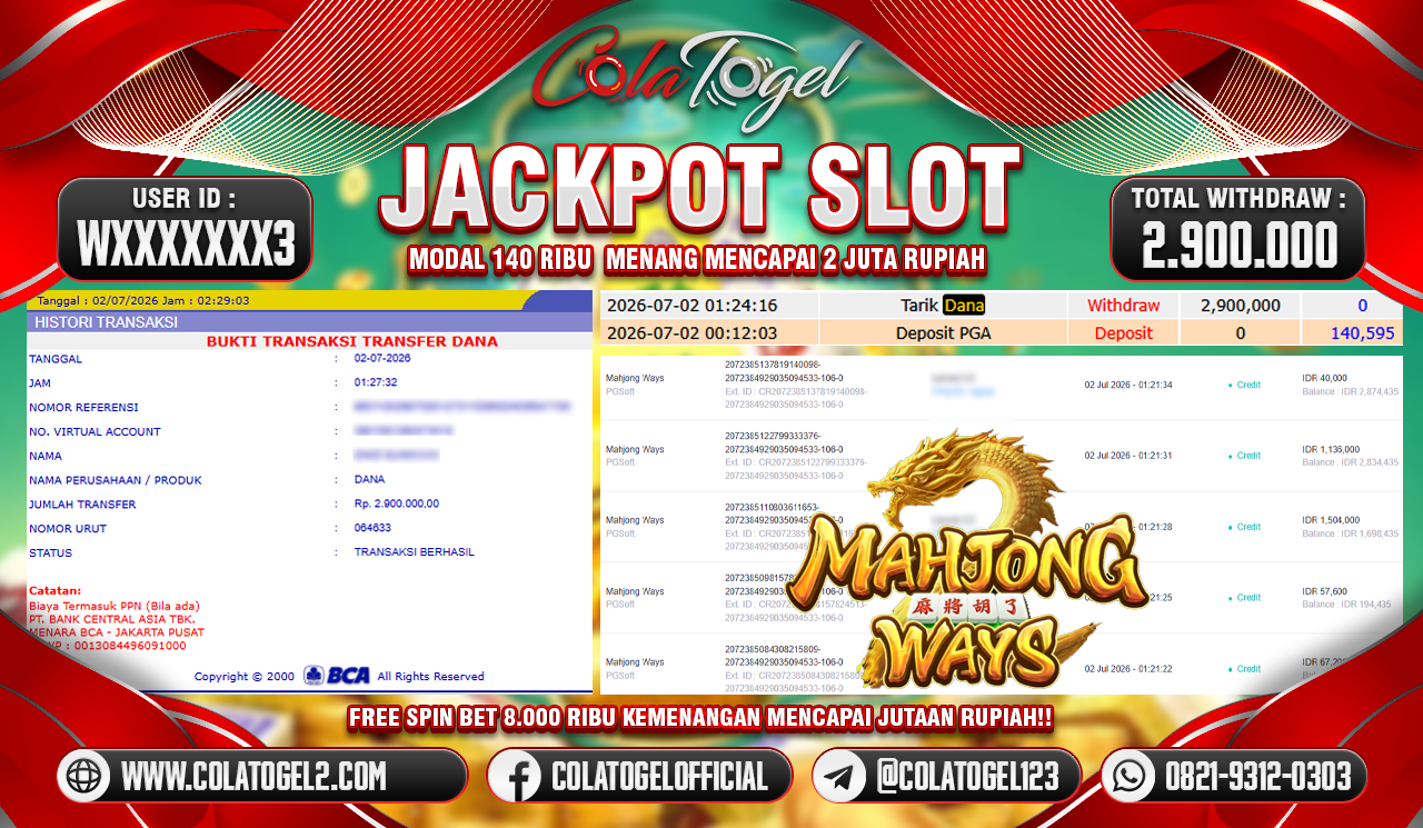 JACKPOT SLOT GACOR!!