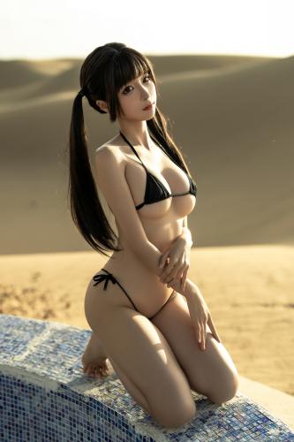 [Cosplay] Chun Momo 蠢沫沫 – Desert Bikini 沙漠比基尼