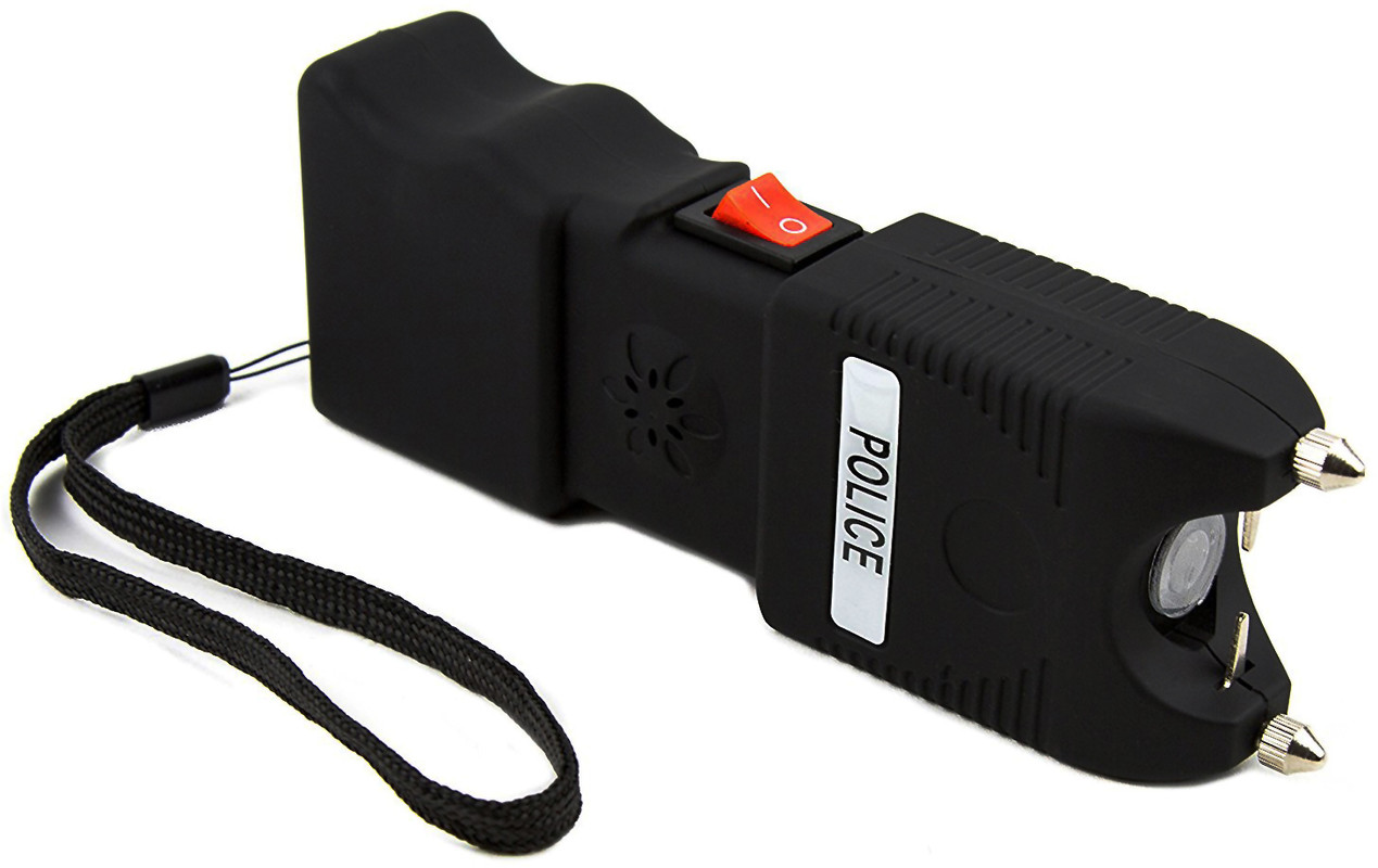 POLICE Stun Gun TW10 180 BV Rechargeable With Siren Alarm LED