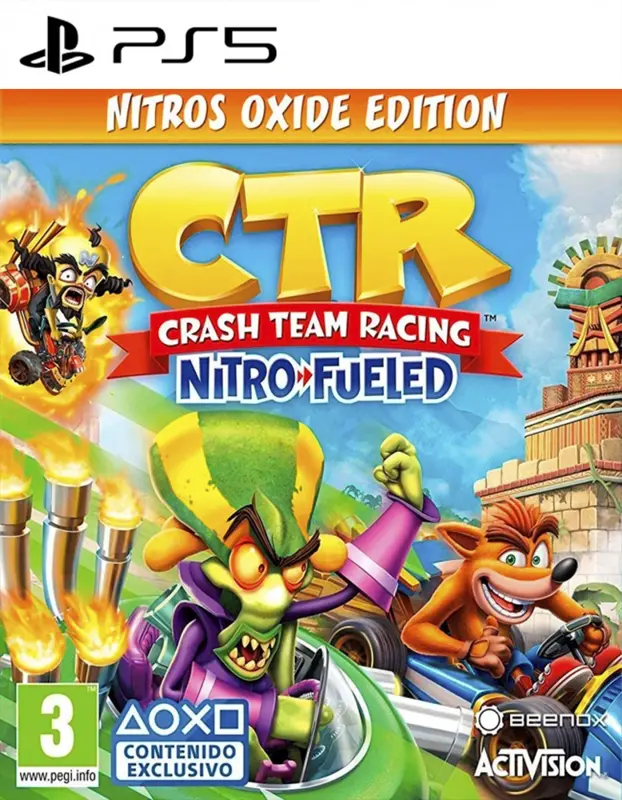 CRASH TEAM RACING NITRO FUELED NITROS OXIDE EDITION PS5