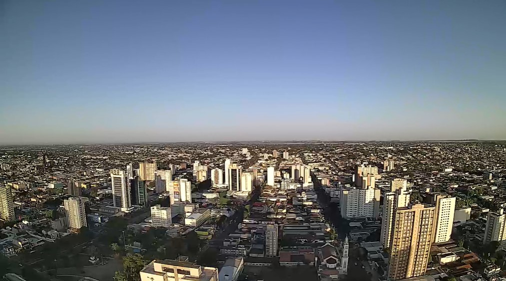 Campo Grande nesta manhã de quinta-feira
