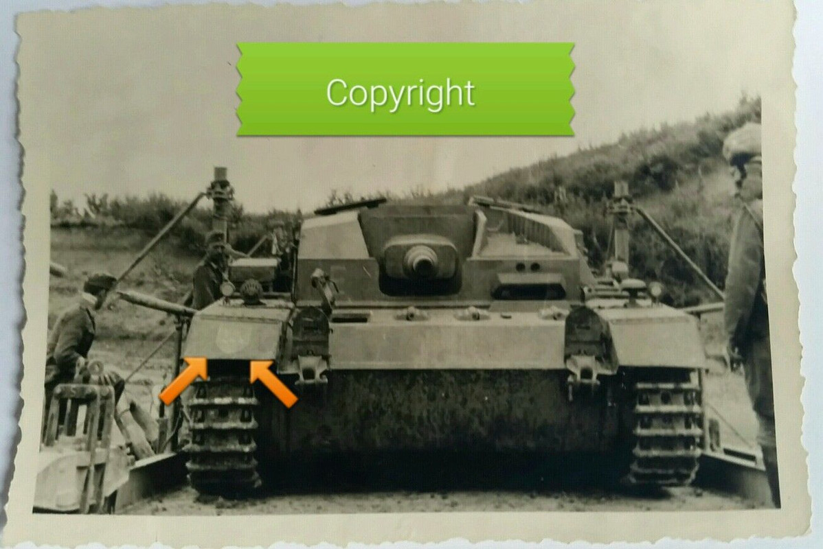 Orig.Foto Panzer Stug Sturmgeschütz mit Abzeiche