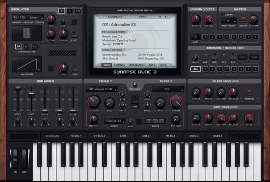 Synapse Audio DUNE 3 v3.2.0 macOS